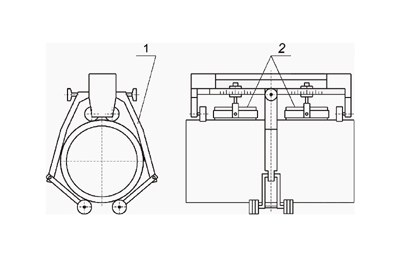 Сканер для контроля труб малого диаметра