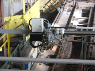 Сканирующее устройство системы автоматизированного контроля продольного сварного шва. «САУЗК «Унискан-ЛуЧ» ПШ-10»