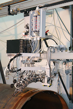 Сканер автоматизированной установки контроля концов труб САУЗК «Унискан-ЛуЧ КТ-7»