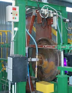 Структурная система «УМПК-1» Система намагничивания и размагничивания колеса установки магнитопорошкового контроля колес железнодорожного транспорта УМПК-1