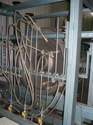 Пост обдува установки УМПК-2 – вид сбоку