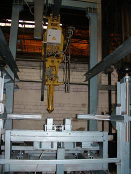 Манипулятор объединения постов выгрузки установки УМПК-2